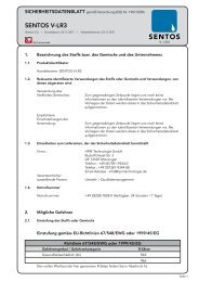 Sicherheitsdatenblatt SENTOS V-LR3 - hpmtechnologie.de