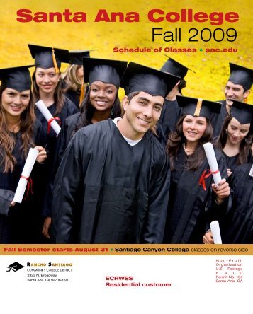 Fall 2009 - Santa Ana College