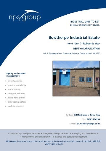 Bowthorpe Industrial Estate - NPS