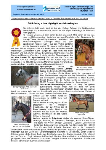 Bayerns Zuchtgeschehen Aktuell - Haflinger Reit- und Fahrverein ...