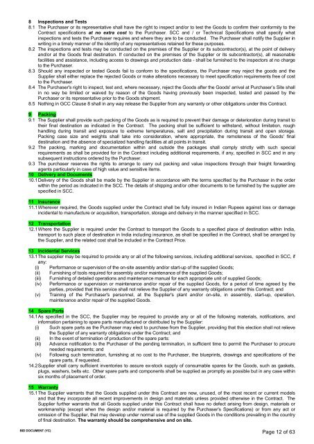 pdf tender document information - CCMB