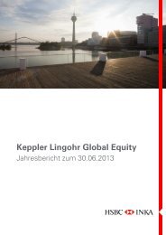Jahresbericht - Internationale Kapitalanlagegesellschaft mbH