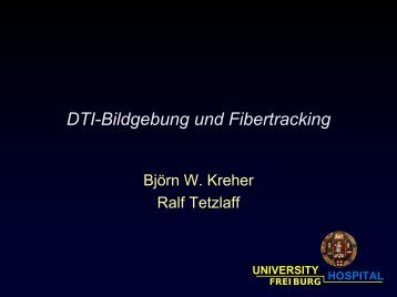 DTI-Bildgebung und Fibertracking