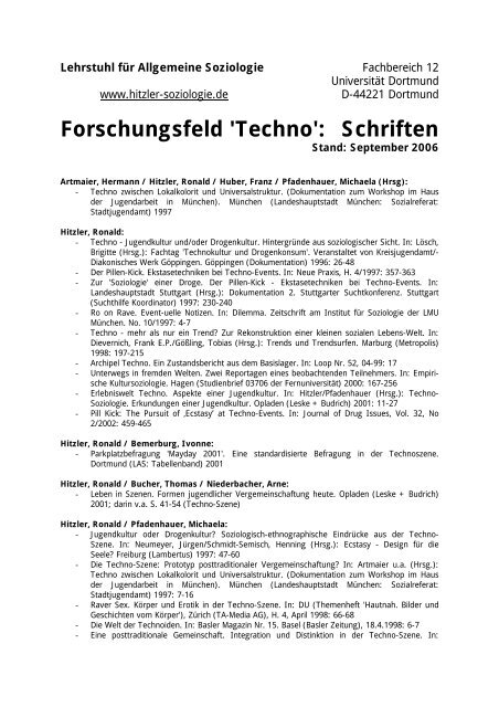 Forschungsfeld Techno