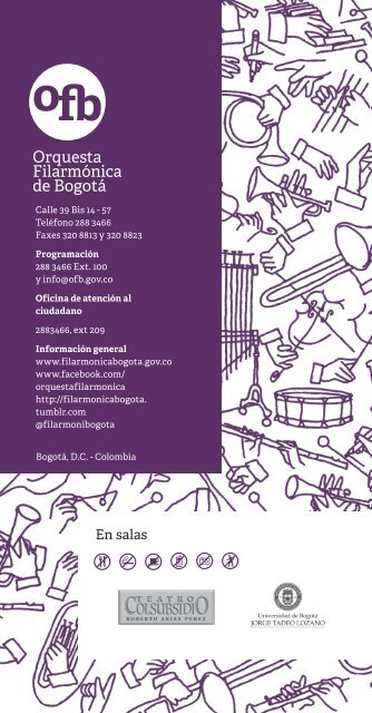 a Orquesta Filarmónic de Bogotá - Orquesta Filarmónica de Bogotá