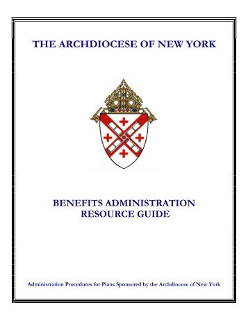 the archdiocese of new york benefits administration resource guide