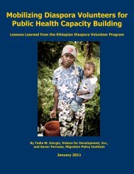 Mobilizing Diaspora Volunteers for Public Health Capacity Building