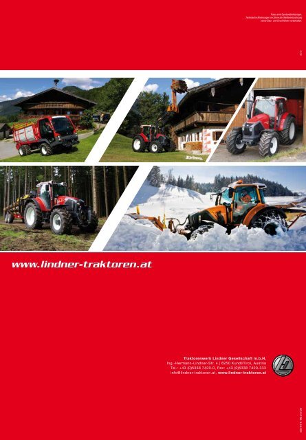 geotrac serie 4 - Lindner Traktoren