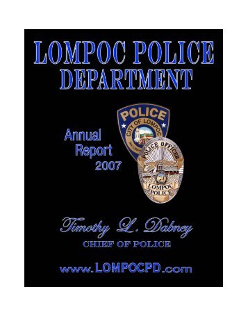 lompoc police department arrests - the City of Lompoc!