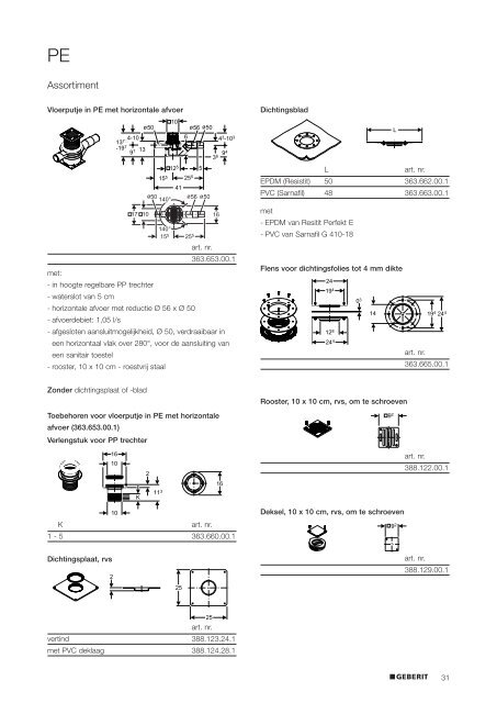 Afvoersysteem - Geberit