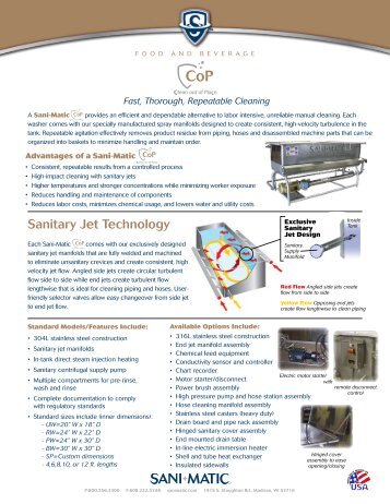 Download Information Sheet - Sani-Matic