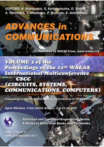 ADVANCES in COMMUNICATIONS - WSEAS