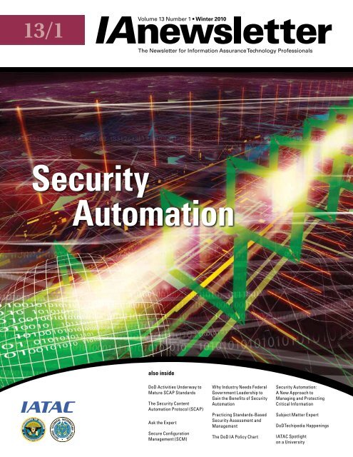 Security Automation - IAC - Defense Technical Information Center