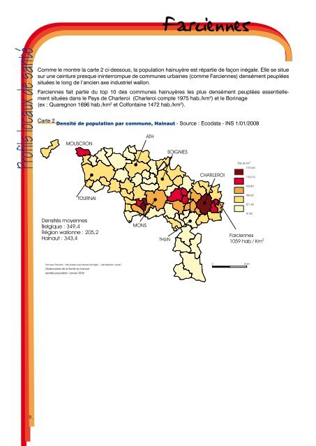 Farciennes - La Province de Hainaut