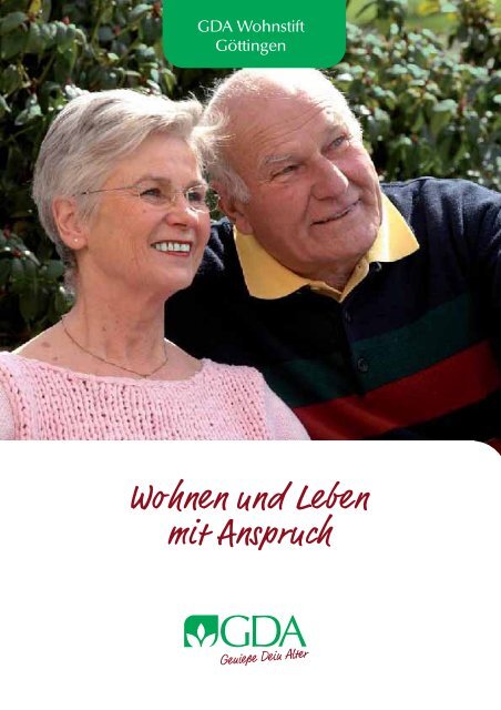 Ãbrigens â bei uns: Einzug leicht gemacht! - GDA Gemeinschaft ...