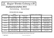 Stadtmeisterschaften 2013 - KV-Coburg.de