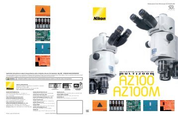Multipurpose Zoom Microscope AZ100/AZ100M - Nikon Instruments