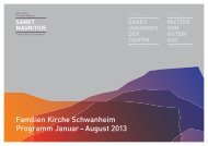 Programm Januar bis August 2013 - Mutter vom Guten Rat