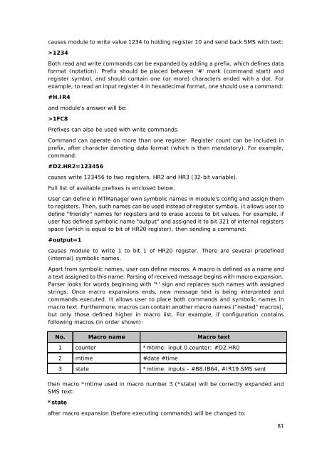 Telemetry Module MT-021 User Manual