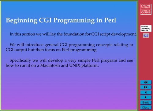 A First Perl CGI Script