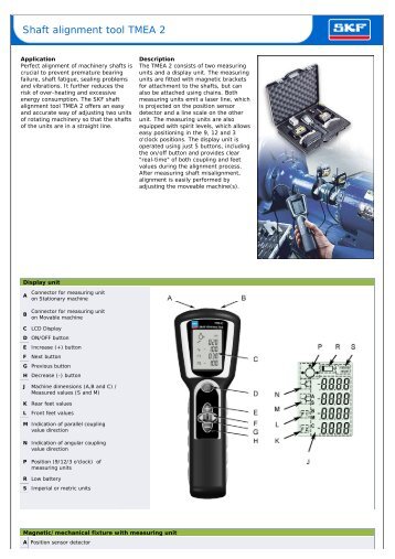 Shaft alignment tool TMEA 2 - E. Fox (Engineers)