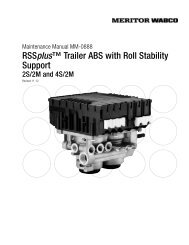 Truck, Tractor and Bus ABS Blink Code ... - Meritor WABCO