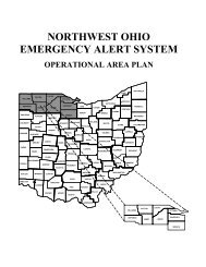 NORTHWEST OHIO EMERGENCY ALERT SYSTEM