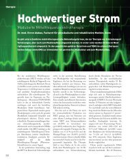 Hochwertiger Strom