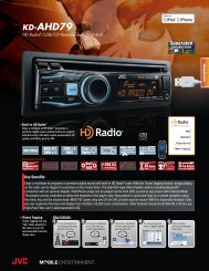 KD-AHD79 HD Radio - JVC