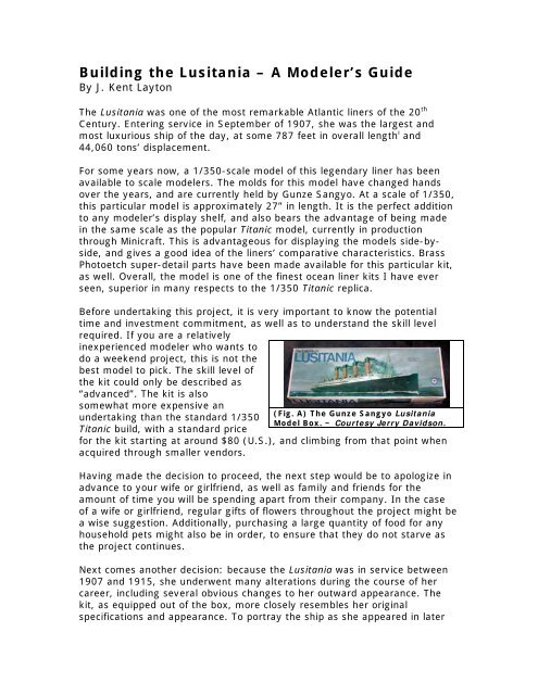 Titanic research paper