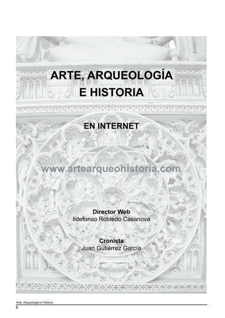 revista nÃºmero 16 - ARTE, ARQUEOLOGÃA e HISTORIA