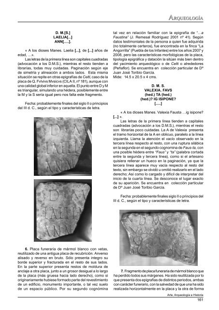 revista nÃºmero 16 - ARTE, ARQUEOLOGÃA e HISTORIA