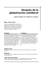 DespuÃ©s de la globalizaciÃ³n neoliberal: Â¿quÃ© Estado en ... - Clacso
