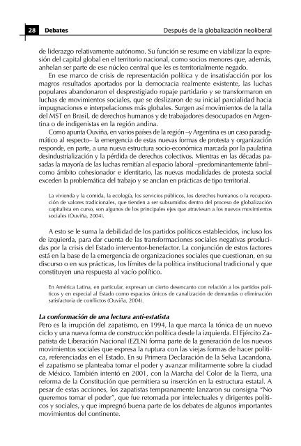 DespuÃ©s de la globalizaciÃ³n neoliberal: Â¿quÃ© Estado en ... - Clacso