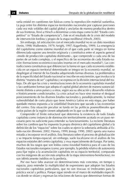 DespuÃ©s de la globalizaciÃ³n neoliberal: Â¿quÃ© Estado en ... - Clacso