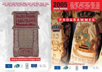 programa jornada europea 2005 - Red de JuderÃ­as de EspaÃ±a