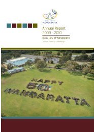 Rural City of Wangaratta Annual Report 2009-2010 (4372 KB)