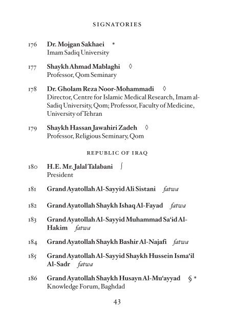 AmmAn messAge - The Royal Islamic Strategic Studies Centre