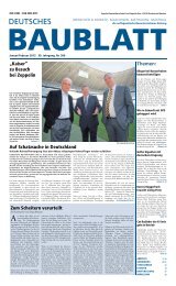 baumaschinen - Deutsches Baublatt