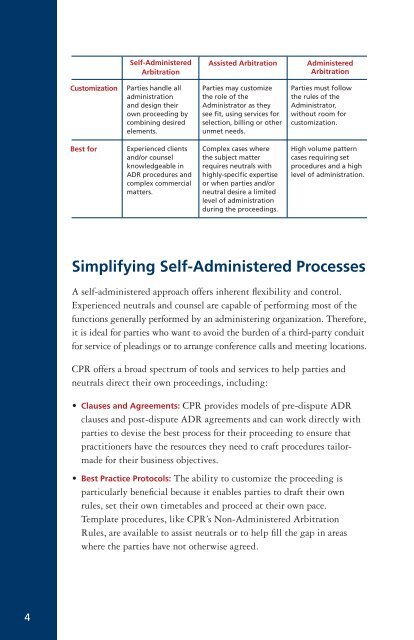 CPR's Guide to Self-Administered ADR - CPR Institute for Dispute ...