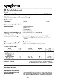 EG-Sicherheitsdatenblatt - Getreide AG