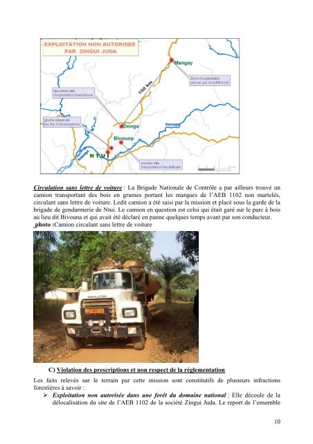 Rapport de mission REM NÂ°083 Cameroun