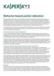 Behavior-based packer detection - Kaspersky Lab â Newsroom ...