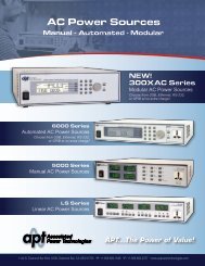 300XAC Series Modular AC Power Sources - Texinstrumentos.com.br