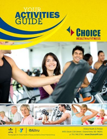 ACTIVITIES GUIDE - Choice Health & Fitness