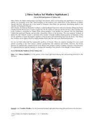 Shree Sathya Sai Mudhra Sapthakam || - revised and ... - Sai Darshan