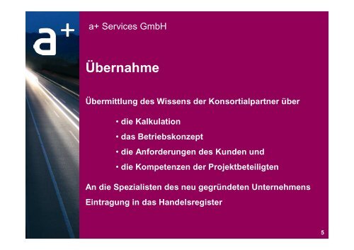 von Jean-Wulf Sommer, autobahnplus Services GmbH - BPPP