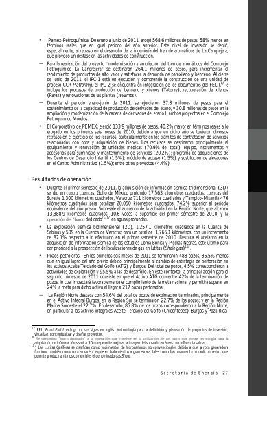 Quinto Informe de Labores de la SENER - SecretarÃ­a de EnergÃ­a