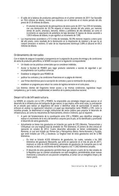 Quinto Informe de Labores de la SENER - SecretarÃ­a de EnergÃ­a