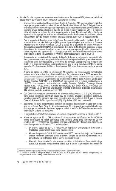 Quinto Informe de Labores de la SENER - SecretarÃ­a de EnergÃ­a